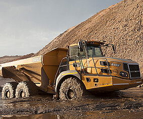 BELL testet neues Allison Off-Highway-Getriebe in knickgelenkten Muldenkippern