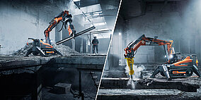 Husqvarna präsentiert Profi-Equipment für Bau-, Abbruch- und Sanierungs-Tätigkeiten 