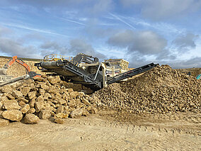 Mehr Platz im Steinbruch schaffen