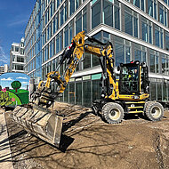 Mobilbagger ZM110 &uuml;berzeugen im Einsatz