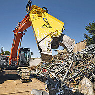 Stahlschrott wirtschaftlich zerlegen