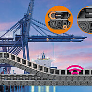 igus: Heavy-Duty-Rollenenergiekette verspricht&nbsp;h&ouml;chste Lebensdauer an Kranen