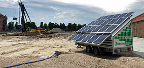 Grüne Energieversorgung für Baustellen