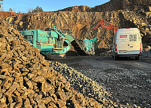 Zwei Powerscreen Premiertrak 600 liefern Leistung am Limit 