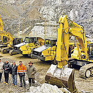 Neue Komatsu-Flotte f&uuml;r Steinbruch in Nieder&ouml;sterreich