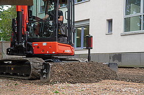 Genaues Planieren –  mit neuer Baggerschildsteuerung