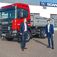 Scania/Meiller: Scania Rent erh&ouml;ht mit Meiller sein Kipper-Angebot
