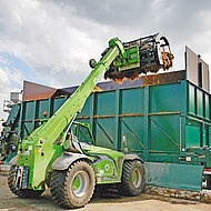 Schwerlastserie beweist sich in der Biogas-Anlage