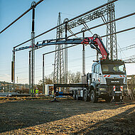 Schwerlastkran f&uuml;r Eins&auml;tze mit Feingef&uuml;hl 