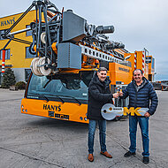 Liebherr-Werk Biberach: Liebherr liefert 1&thinsp;000. Mobilbaukran aus