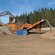 Rockster Austria: Prallbrecher kann in Schweden im Bauschutt-Recycling punkten