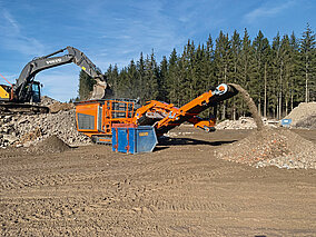 Rockster Austria: Prallbrecher kann in Schweden im Bauschutt-Recycling punkten