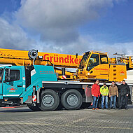 Manitowoc Crane: Ein GMK4090 gibt das Grove-Deb&uuml;t bei Gr&uuml;ndker