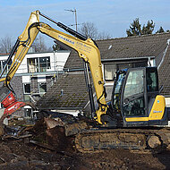 YANMAR-BAGGER bew&auml;ltigen alle Herausforderungen