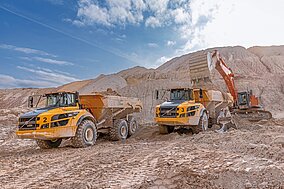 Herausragende Traktion: OTR-Reifen für knickgelenkte Dumper und Radlader