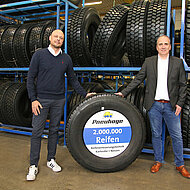 &Uuml;ber 2 Mio. Reifen erneuert