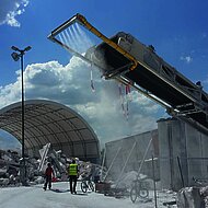 Nebolex: Mit Wassernebel den Baustellenfeinstaub binden