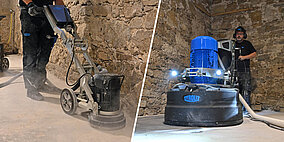 Beste Ergebnisse beim Bodenschleifen und der Untergrundvorbereitung