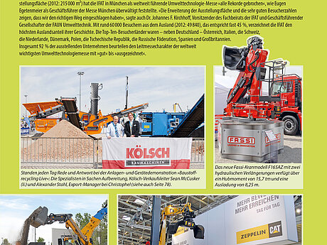 Die IFAT 2014 bricht alle Rekorde