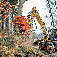 Woodcracker CS545 compact: Kraftpaket f&uuml;r kleine Bagger 