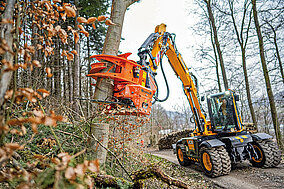 Woodcracker CS545 compact: Kraftpaket für kleine Bagger 