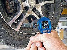 Kontaktlose Temperaturmessung auf Knopfdruck