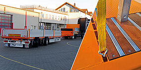 Teleskop-Pritschensattelauflieger überzeugt mit hoher Nutzlast