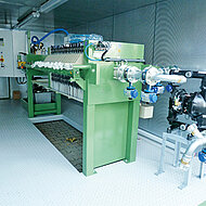 Bibko: R&uuml;ckbetonverwertung mit Recycling-Anlage und Kammerfilterpresse