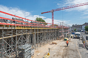 Gelungene Kombination unterschiedlicher Schalungssyteme