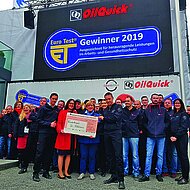 OilQuick spendet Pr&auml;mie f&uuml;r &raquo;EuroTest-Preis&laquo; an Kinderhospiz