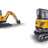 Effiziente und nachhaltige Minibagger