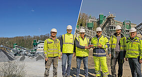 Neue SBM-Aufbereitungstechnik für Steinbruch in Nußloch