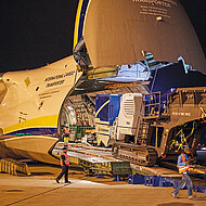 Kleemann- und Antonov-Giganten in der Luft