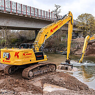 Wasserbau ohne Stillstand: Wenn Technik und Personal gleichzeitig gefragt sind 