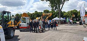 Maschinen punkten auf dem Messestand von Erwentraut