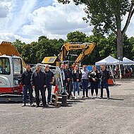 Maschinen punkten auf dem Messestand von Erwentraut