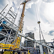 Liebherr-Werk Biberach: Mit Baustrom g&uuml;nstig und leise im Einsatz