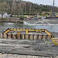 VP Groundforce: Hydrauliksteifen erfolgreich an der Egelseebr&uuml;cke im Einsatz