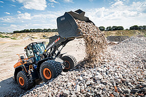Doosan: Bei der Deutschland-Premiere in der Sandgrube überzeugt