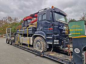 Neues Niveau für Forstmaschinentransport