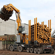 Schwaiger Holzindustrie erh&ouml;ht das Tempo beim Holzumschlag