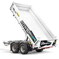 Humbaur: Dreiseitenkipper und Tieflader-Sattel-Anh&auml;nger im Mittelpunkt