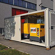 Atlas Copco MCT: Container liefert Strom und Druckluft f&uuml;r Baustellen