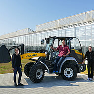 eberle-hald: Uni Hohenheim setzt erstmals E-Radlader ein