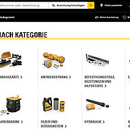 parts.cat.com l&ouml;st Zeppelin Kundenportal bei Online-Ersatzteilbestellungen ab 