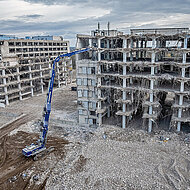 Kampf gegen Stahlbeton in schwindelnder H&ouml;he