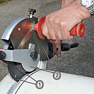 Rabied Biedron Diamanttechnik: Trenn- und Anfasscheiben f&uuml;r PVC-Kanalrohre