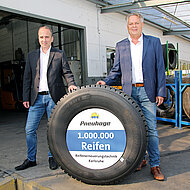 Pneuhage: Runderneuerungstechnik mit 1&thinsp;000&thinsp;000 Reifen seit 1988
