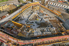 ULMA: System- und Sonderschalungen zu einem Dreieck kombiniert