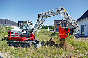 Takeuchi: Wendiger Einsatz im Neubaugebiet